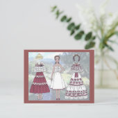 Piedad von Panama Paper Doll Postcard Postkarte (Stehend Vorderseite)