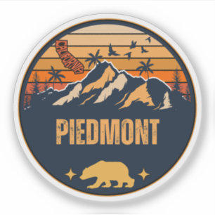 Piedmont, Kalifornien Aufkleber