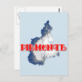 Piedmont Postkarte (Vorne/Hinten)