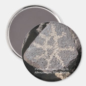 Piedras Marcadas Canyon Magnet (Vorderseite/Rückseite)