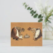 Piefke lernt zu gehen - Zille Postkarte (Stehend Vorderseite)