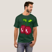 Piel Cherries 80s Video Game Halloween Costume Eas T-Shirt (Vorne ganz)