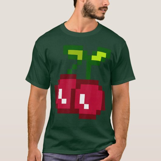 Piel Cherries 80s Video Game Halloween Costume Eas T-Shirt (Vorderseite)