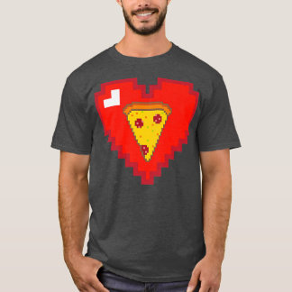 Piel Pizza Heart 80er Video Game Liebe 12922815 T-Shirt