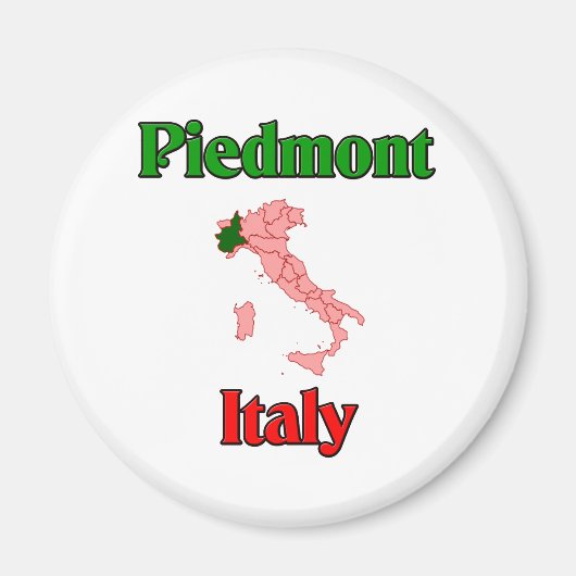 Piemont Italien Magnet (Vorne)
