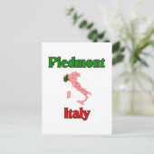 Piemont Italien Postkarte (Stehend Vorderseite)