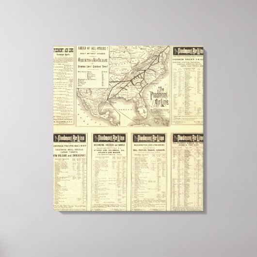 Piemont Leinwanddruck (Vorderseite)