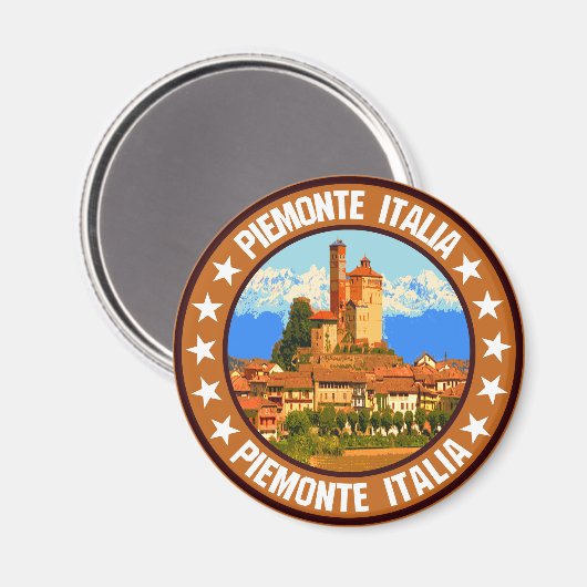 Piemont Magnet (Vorderseite/Rückseite)