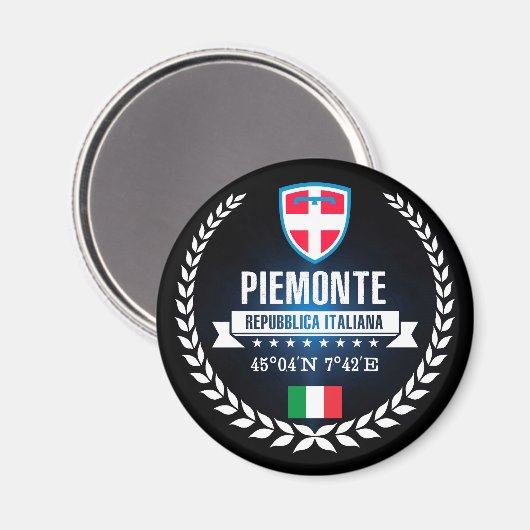 Piemont Magnet (Vorderseite/Rückseite)
