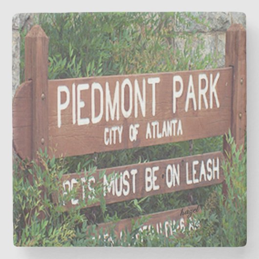 Piemont Park Atlanta, Piemont Park Steinuntersetzer (Vorderseite)