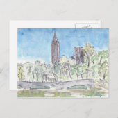 Piemont Park, Atlanta Postkarte (Vorne/Hinten)