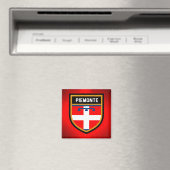 Piemonte Flag Magnet (In Situ (Geschirrspüler))
