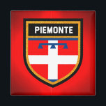 Piemonte Flag Magnet<br><div class="desc">Piemonte Flag</div>