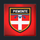Piemonte Flag Magnet<br><div class="desc">Piemonte Flag</div>