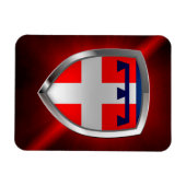 Piemonte Mettalic Emblem Magnet (Horizontal)