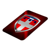 Piemonte Mettalic Emblem Magnet (Linke Seite)