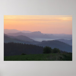 Pieniner Sonnenaufgang Poster