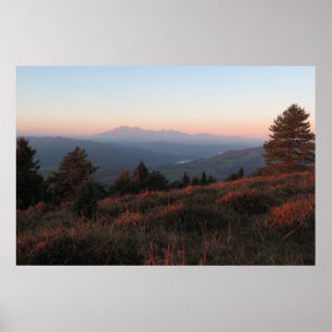 Pieniner Sonnenaufgang Poster