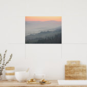 Pieniner Sonnenaufgang Poster (Küche)