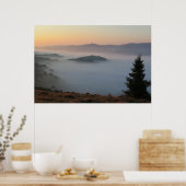 Pieniner Sonnenaufgang Poster (Küche)