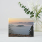 Pieniner Sonnenaufgang Postkarte (Stehend Vorderseite)