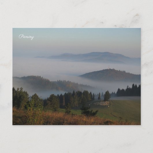 Pieniny Herbst Postkarte (Vorderseite)