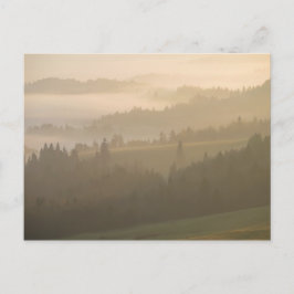 Pieniny Nebel Postkarte