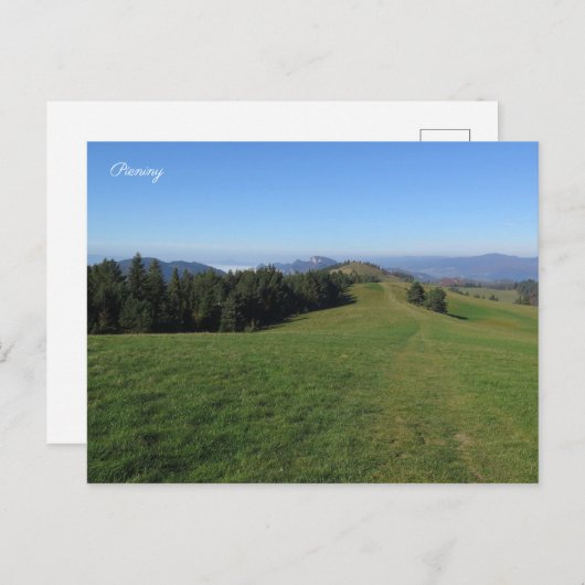 Pieniny Postkarte (Vorne/Hinten)