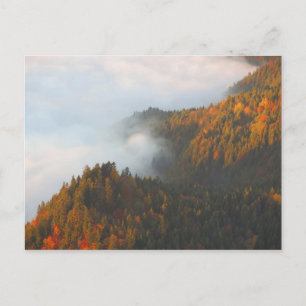 Pieniny-Wolken Herbst Postkarte