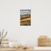 Pienza Tuscany Poster (Küche)