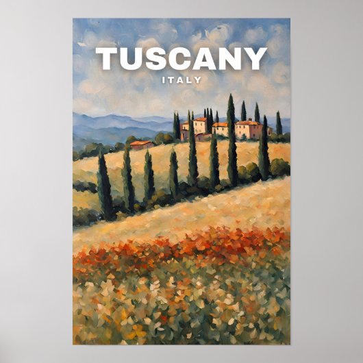 Pienza Tuscany Poster (Vorne)