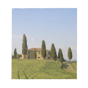 Pienza, Val d'Orcia, Provinz Siena, Toskana, Notizblock