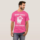 Piep Beep Ich bin ein Schafzüchter T-Shirt (Vorne ganz)
