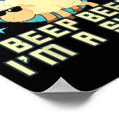 Piep Beep Ich bin ein Schafzüchter und Tierfreund Poster (Ecke)