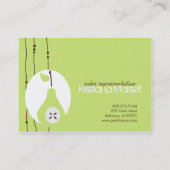 Piep für Sie Chubby Visitenkarten Visitenkarte (Rückseite)