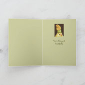 Piep mit Squashblüte Karte (Innenseite)