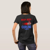Piep! Piep! Curling Takeout T-Shirt (Schwarz voll)