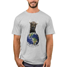 Piepen Sie den Eroberer/den Wikinger-Katzen-T -