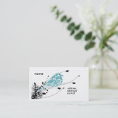 Piepmatz bizcard visitenkarte (Stehend Vorderseite)