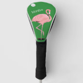 Piepmatz-Flamingo Golf Headcover (Vorderseite)