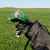 Piepmatz-Flamingo Golf Headcover (In SItu)