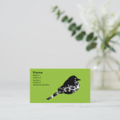 Piepmatz-Visitenkarte Visitenkarte (Stehend Vorderseite)