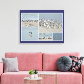 Pieps an der Küste Leinwanddruck (Insitu (Wohnzimmer))