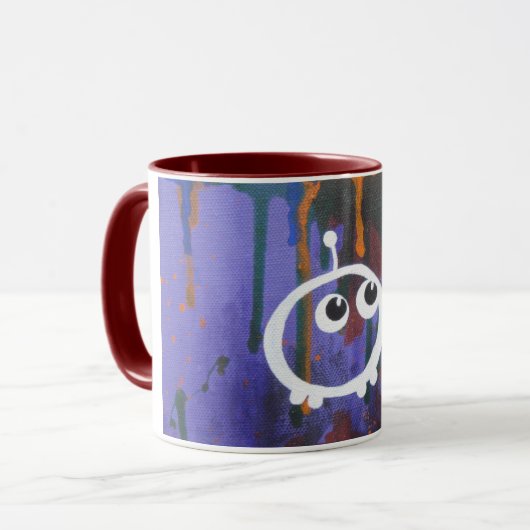 "Piepton" Raum Graffiti-Tasse Tasse (Vorderseite Links)