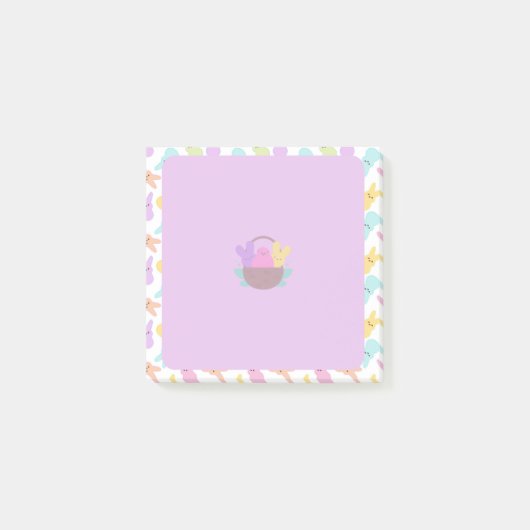 Pieptöne in einem Korb Post-it Klebezettel (Vorderseite)