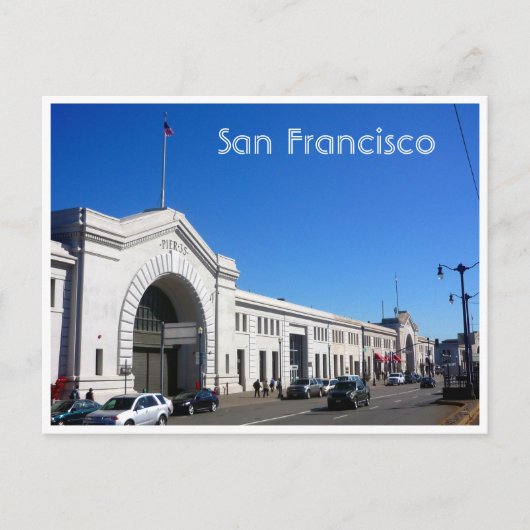 Pier 35 Embarcadero Postkarte (Vorderseite)