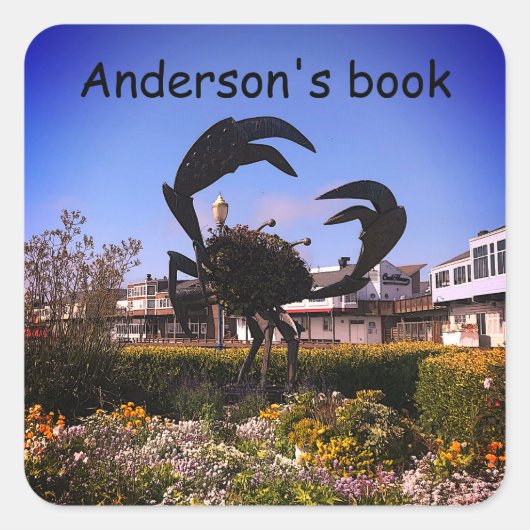 Pier 39 Crab Statue #2 Stickers (Vorderseite)