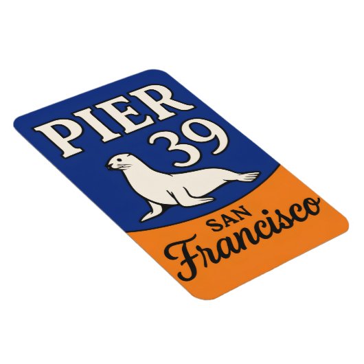 Pier 39 Flexible Foto Magnet (Rechte Seite)