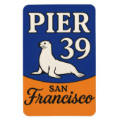 Pier 39 Flexible Foto Magnet (Vertikal)