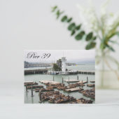 Pier 39 postkarte (Stehend Vorderseite)